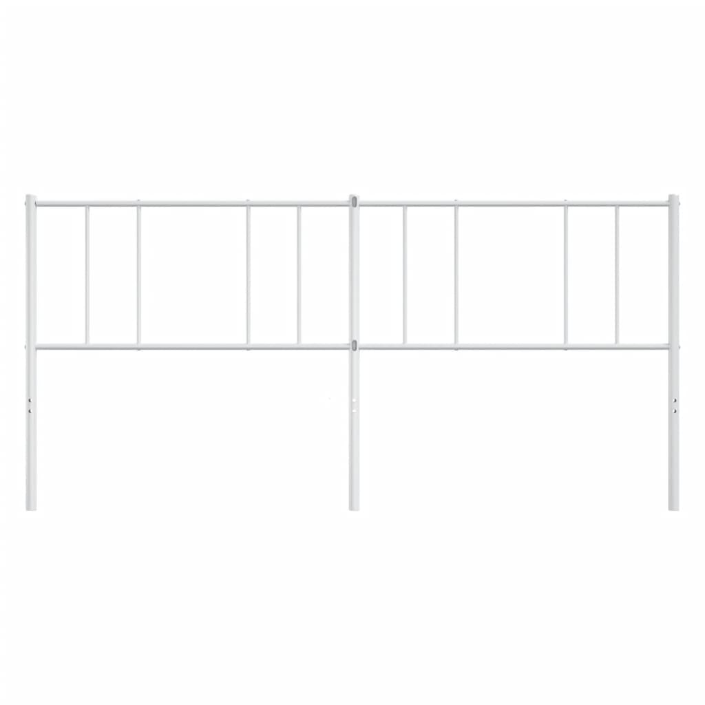 Vervangend hoofdbord metaal wit 193 cm is nu te koop bij PeponiXL, paradijselijk wonen!