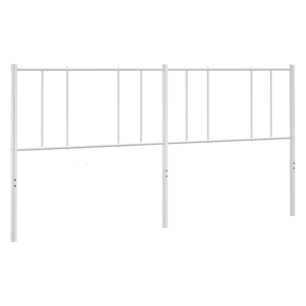 Vervangend hoofdbord metaal wit 193 cm is nu te koop bij PeponiXL, paradijselijk wonen!