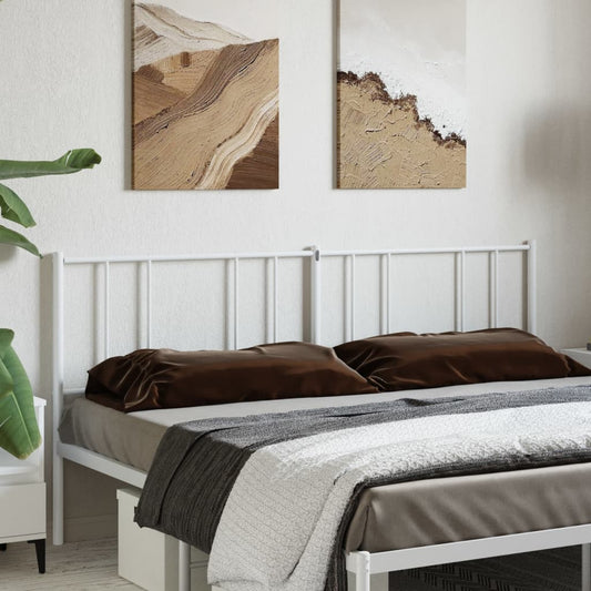Vervangend hoofdbord metaal wit 193 cm is nu te koop bij PeponiXL, paradijselijk wonen!