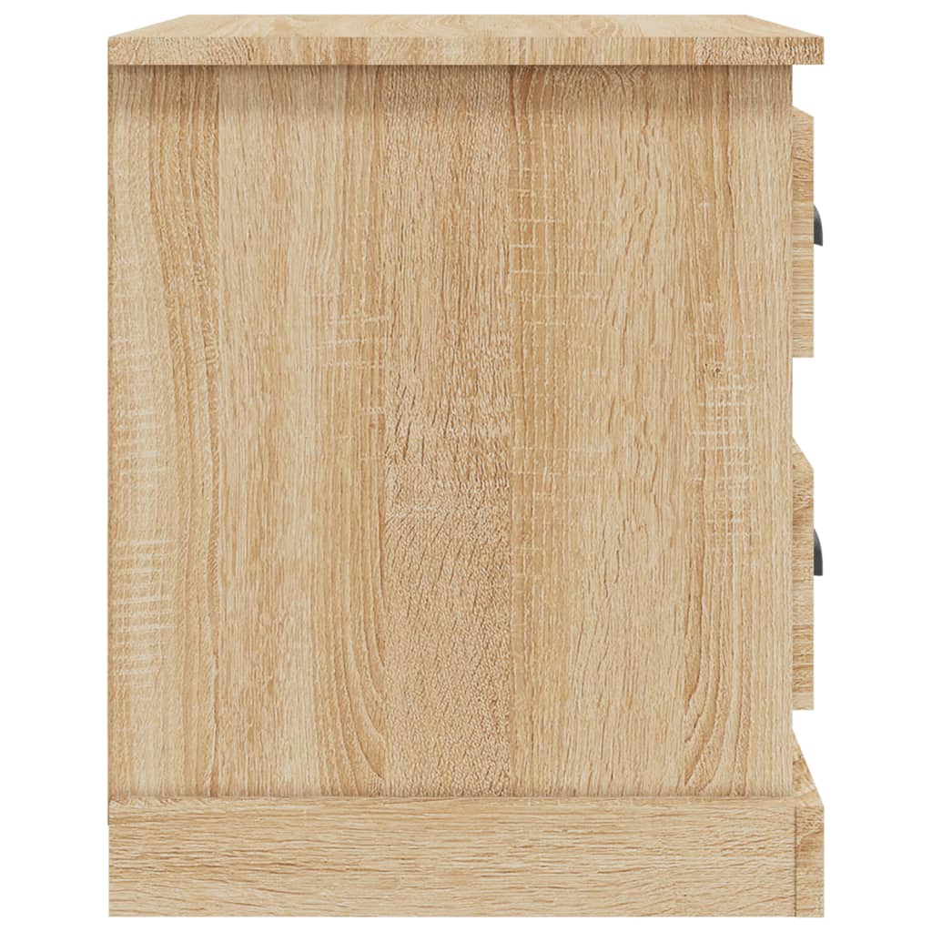 Nachtkastjes 2 st 39x39x47,5 cm bewerkt hout sonoma eikenkleur is nu te koop bij PeponiXL, paradijselijk wonen!
