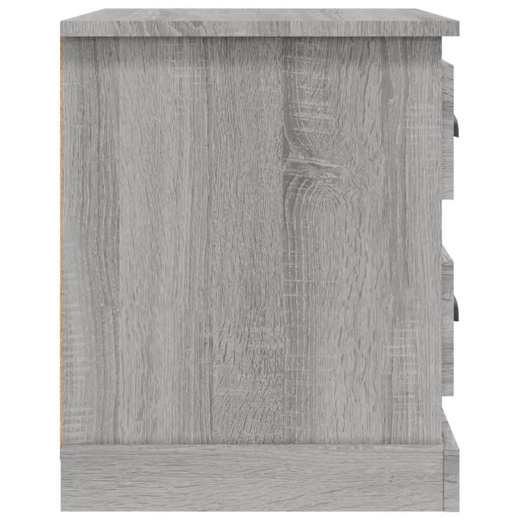 Nachtkastjes 2 st 39x39x47,5 cm bewerkt hout grijs sonoma eiken is nu te koop bij PeponiXL, paradijselijk wonen!