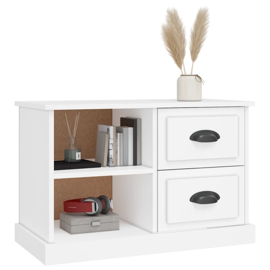 Tv-meubel 73x35,5x47,5 cm bewerkt hout wit is nu te koop bij PeponiXL, paradijselijk wonen!
