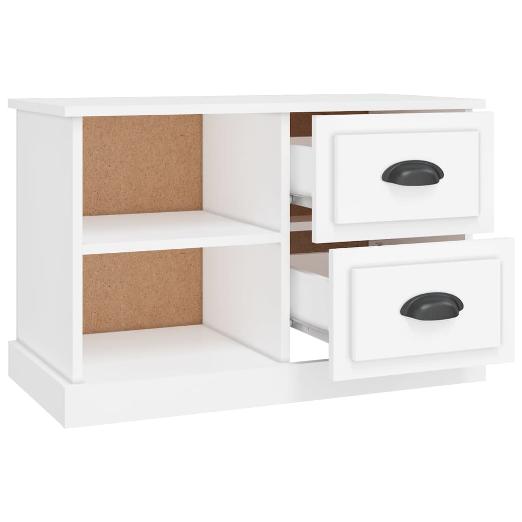 Tv-meubel 73x35,5x47,5 cm bewerkt hout wit is nu te koop bij PeponiXL, paradijselijk wonen!