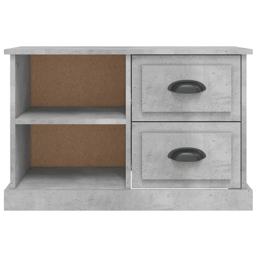 Tv-meubel 73x35,5x47,5 cm bewerkt hout betongrijs is nu te koop bij PeponiXL, paradijselijk wonen!