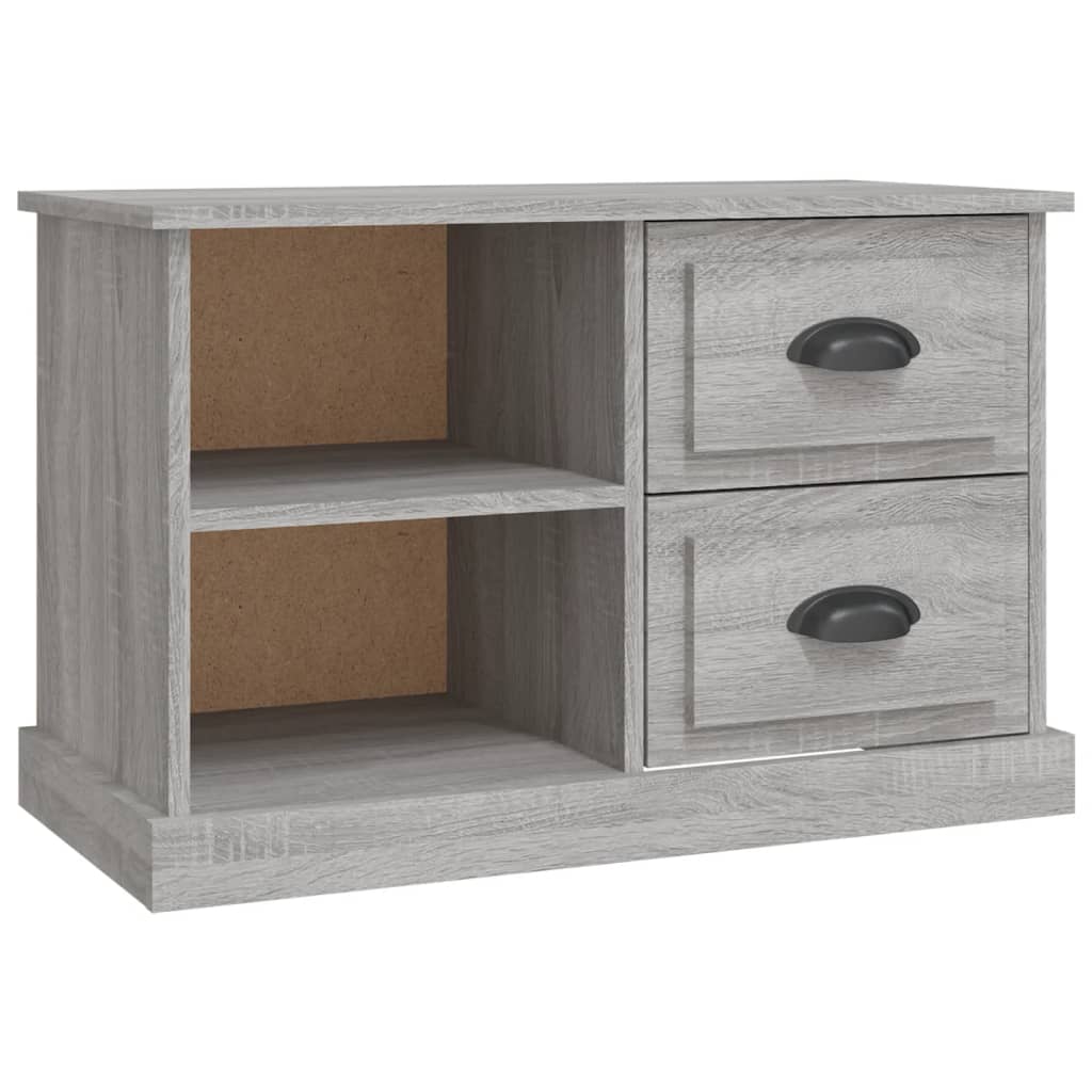 Tv-meubel 73x35,5x47,5 cm bewerkt hout grijs sonoma eikenkleur is nu te koop bij PeponiXL, paradijselijk wonen!