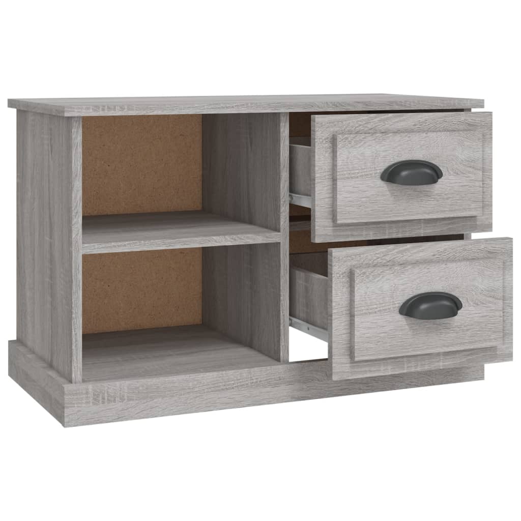 Tv-meubel 73x35,5x47,5 cm bewerkt hout grijs sonoma eikenkleur is nu te koop bij PeponiXL, paradijselijk wonen!