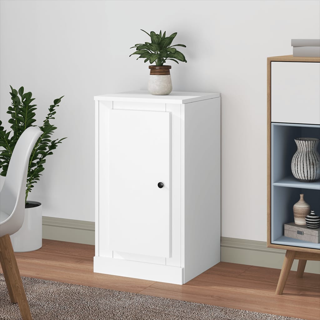 Dressoir 37,5x35,5x67,5 cm bewerkt hout wit is nu te koop bij PeponiXL, paradijselijk wonen!