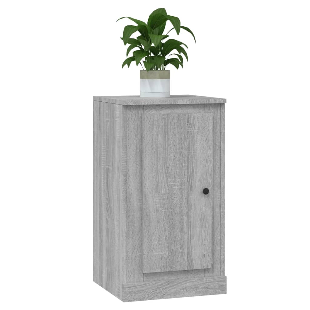 Dressoir 37,5x35,5x67,5 cm bewerkt hout grijs sonoma eikenkleur is nu te koop bij PeponiXL, paradijselijk wonen!