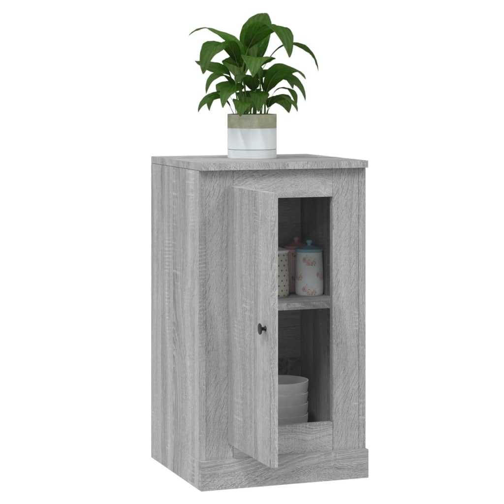Dressoir 37,5x35,5x67,5 cm bewerkt hout grijs sonoma eikenkleur is nu te koop bij PeponiXL, paradijselijk wonen!