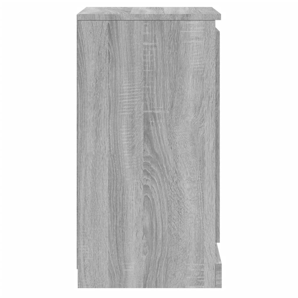 Dressoir 37,5x35,5x67,5 cm bewerkt hout grijs sonoma eikenkleur is nu te koop bij PeponiXL, paradijselijk wonen!