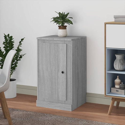 Dressoir 37,5x35,5x67,5 cm bewerkt hout grijs sonoma eikenkleur is nu te koop bij PeponiXL, paradijselijk wonen!