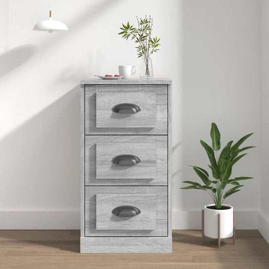 Dressoir 36x35,5x67,5 cm bewerkt hout grijs sonoma eikenkleurig is nu te koop bij PeponiXL, paradijselijk wonen!