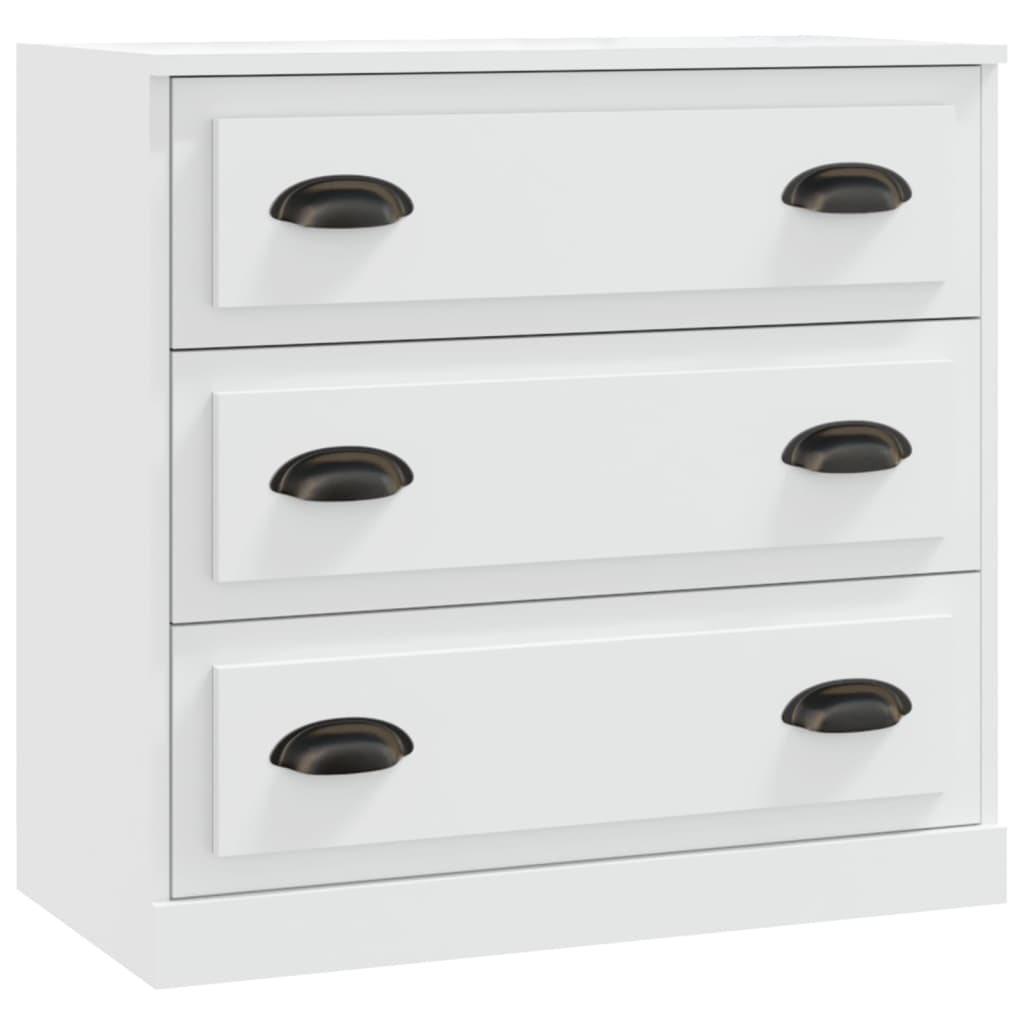 Dressoir 70x35,5x67,5 cm bewerkt hout wit is nu te koop bij PeponiXL, paradijselijk wonen!