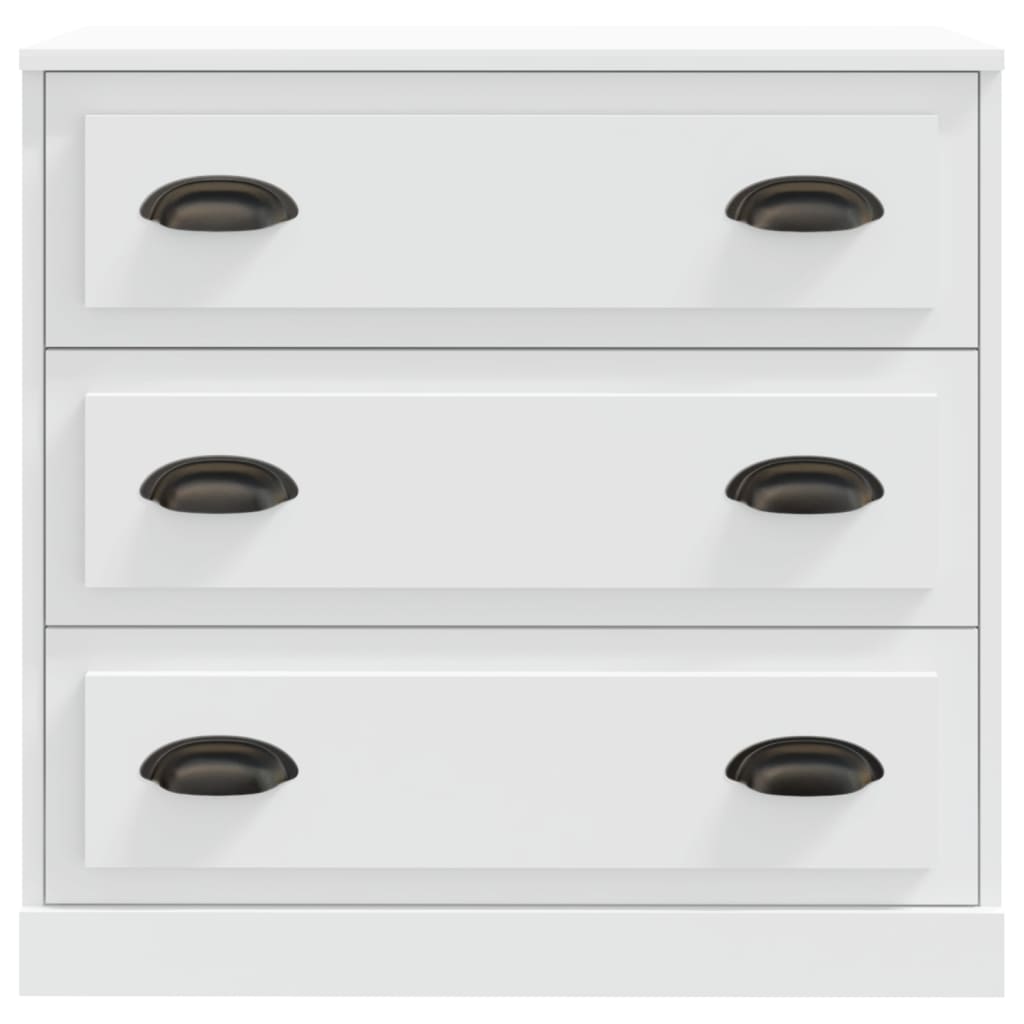 Dressoir 70x35,5x67,5 cm bewerkt hout wit is nu te koop bij PeponiXL, paradijselijk wonen!