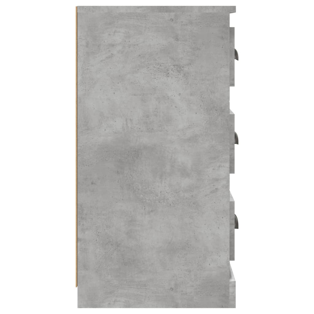 Dressoir 70x35,5x67,5 cm bewerkt hout betongrijs is nu te koop bij PeponiXL, paradijselijk wonen!