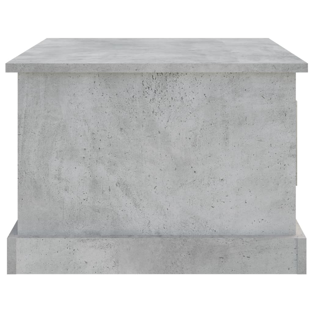 Salontafel 50x50x35 cm bewerkt hout betongrijs is nu te koop bij PeponiXL, paradijselijk wonen!