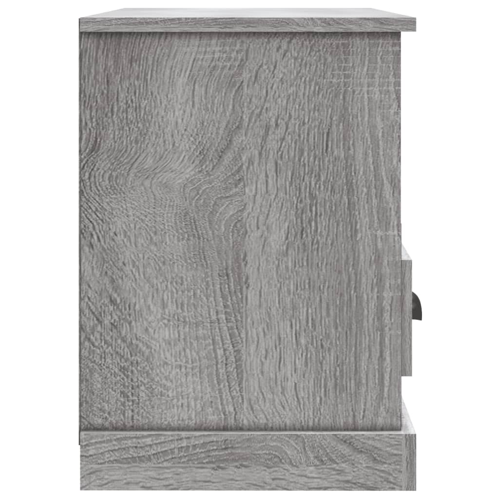 Tv-meubel 80x35x50 cm bewerkt hout grijs sonoma eikenkleurig is nu te koop bij PeponiXL, paradijselijk wonen!
