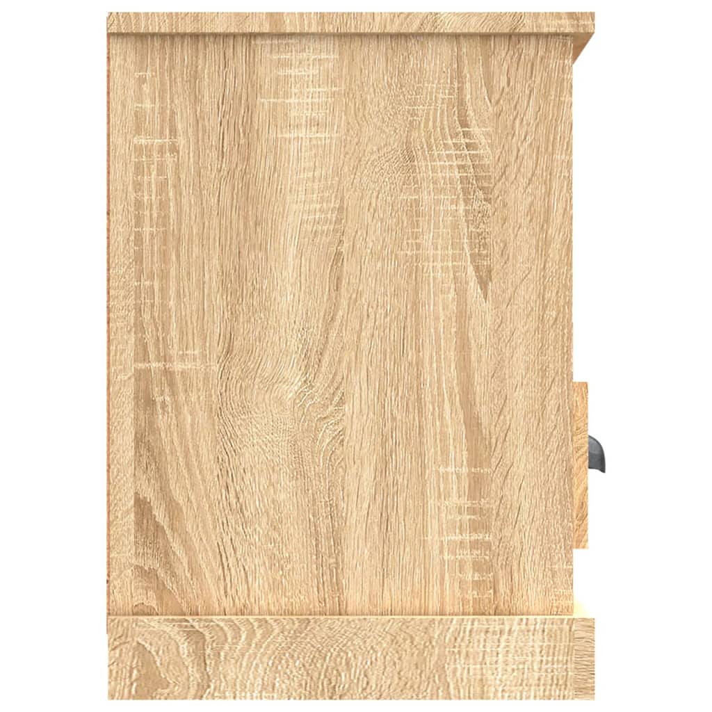 Tv-meubel 100x35x50 cm bewerkt hout sonoma eikenkleurig is nu te koop bij PeponiXL, paradijselijk wonen!
