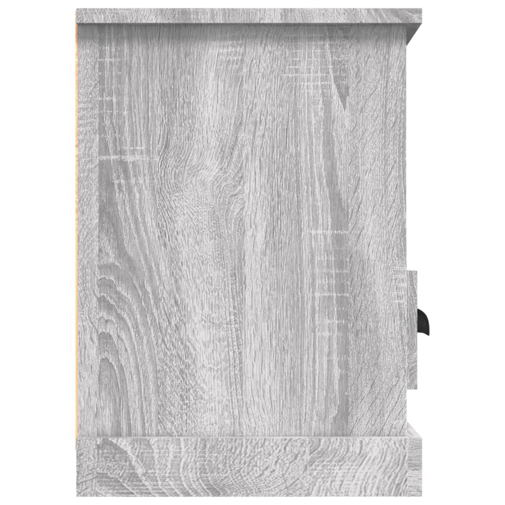 Tv-meubel 100x35x50 cm bewerkt hout grijs sonoma eikenkleurig is nu te koop bij PeponiXL, paradijselijk wonen!