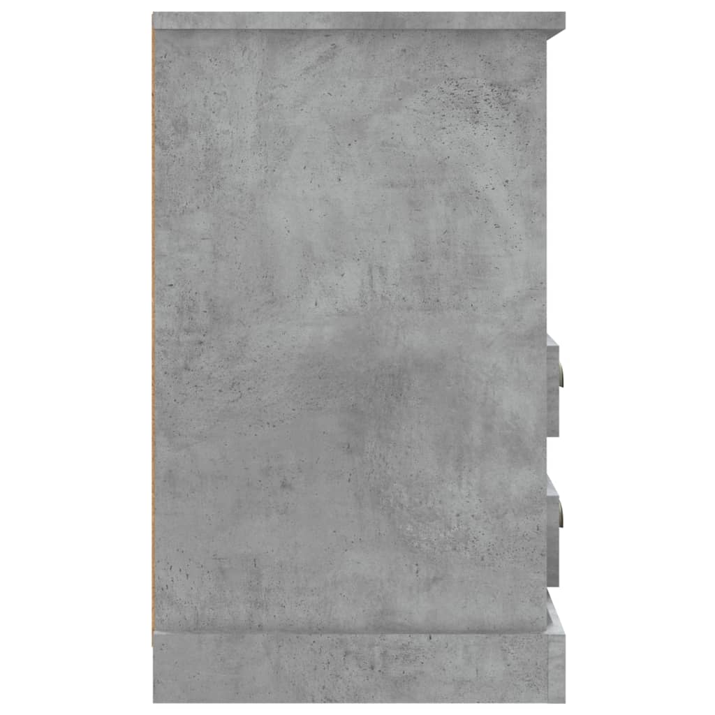 Nachtkastjes 2 st 43x36x60 cm betongrijs is nu te koop bij PeponiXL, paradijselijk wonen!