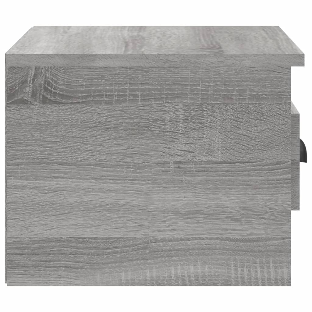 Nachtkastje wandgemonteerd 41,5x36x28 cm grijs sonoma eiken is nu te koop bij PeponiXL, paradijselijk wonen!