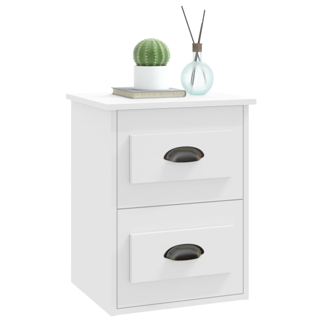 Nachtkastje wandgemonteerd 41,5x36x53 cm wit is nu te koop bij PeponiXL, paradijselijk wonen!