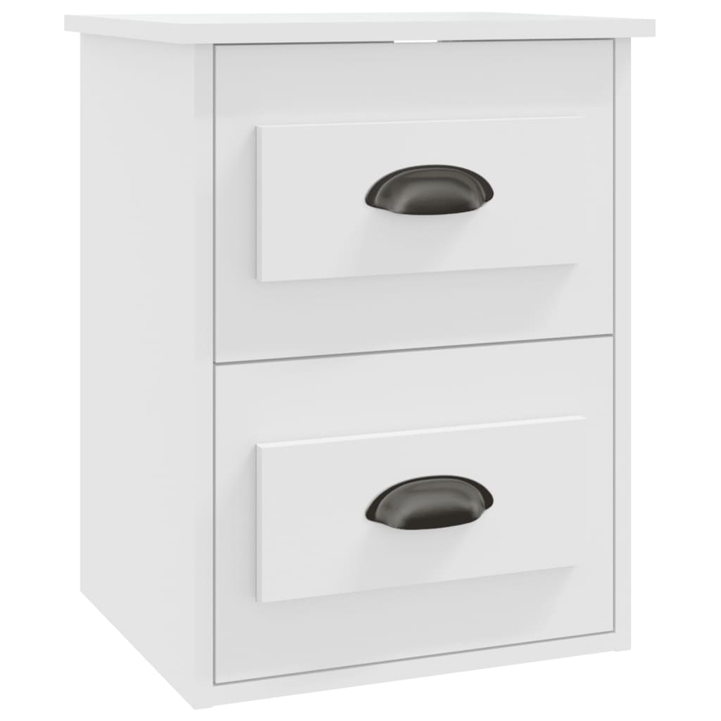 Nachtkastjes 2 st wandgemonteerd 41,5x36x53 cm wit is nu te koop bij PeponiXL, paradijselijk wonen!