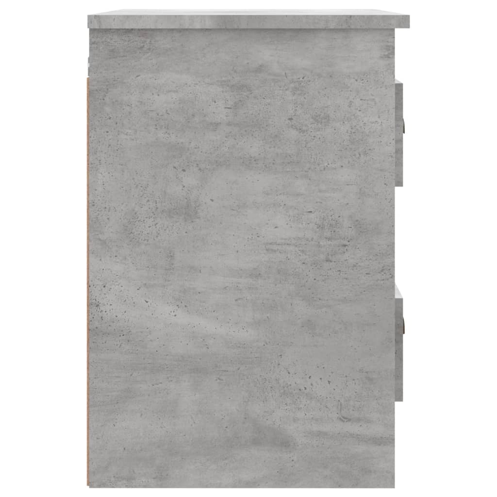 Nachtkastjes 2 st wandgemonteerd 41,5x36x53 cm betongrijs is nu te koop bij PeponiXL, paradijselijk wonen!