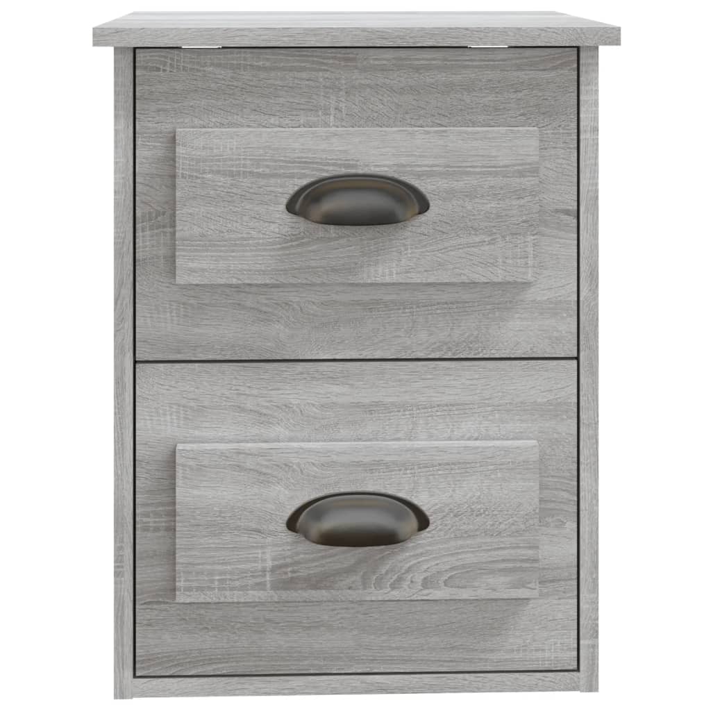 Nachtkastje wandgemonteerd 41,5x36x53 cm grijs sonoma eiken is nu te koop bij PeponiXL, paradijselijk wonen!
