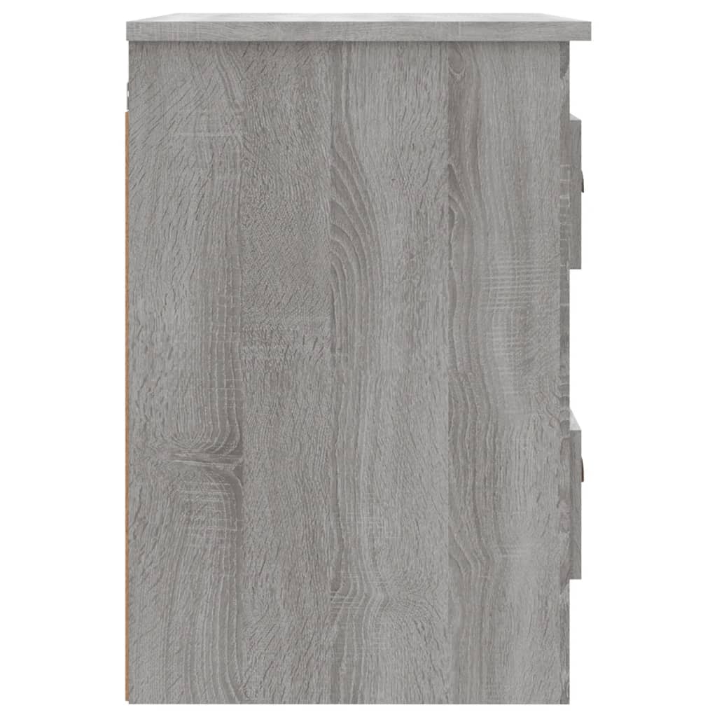 Nachtkastjes 2 st wandgemonteerd 41,5x36x53 cm grijs sonoma is nu te koop bij PeponiXL, paradijselijk wonen!