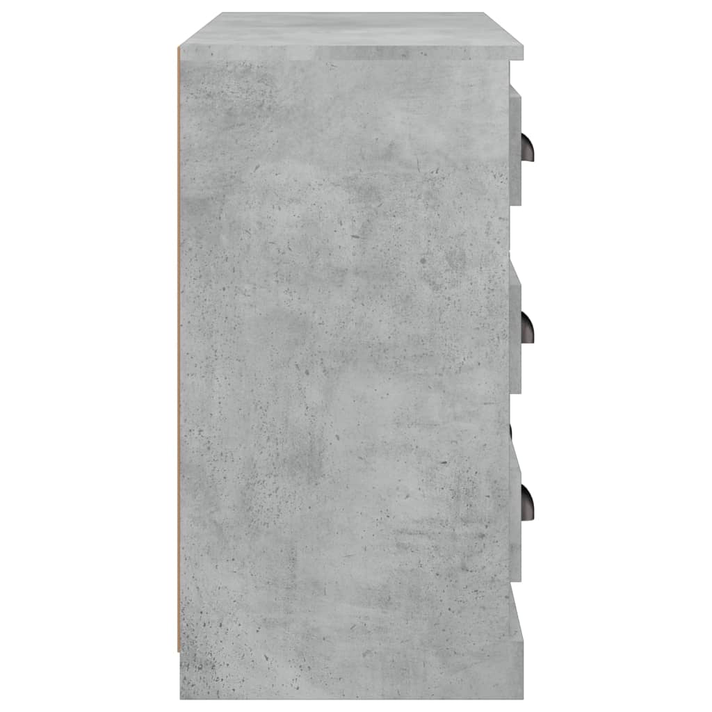 Dressoir 70x35,5x67,5 cm bewerkt hout betongrijs is nu te koop bij PeponiXL, paradijselijk wonen!