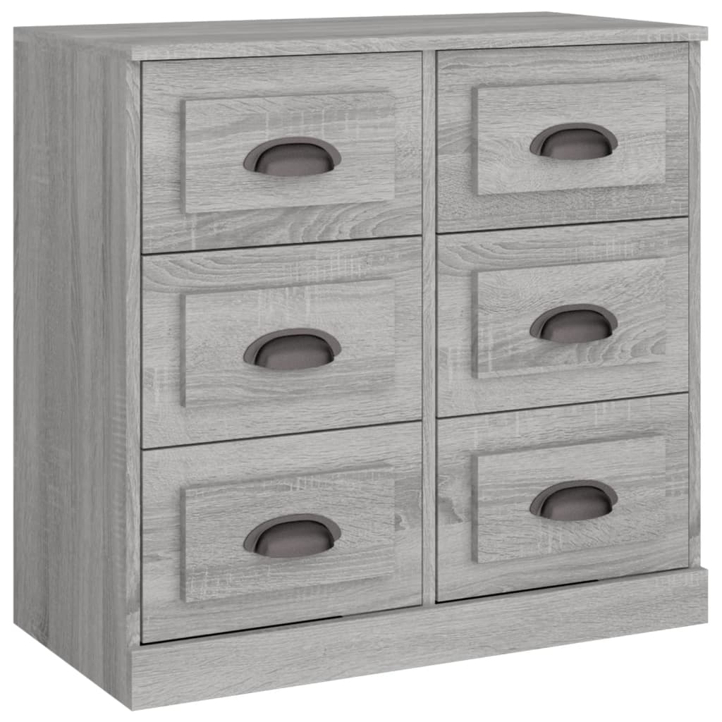 Dressoir 70x35,5x67,5 cm bewerkt hout grijs sonoma eikenkleurig is nu te koop bij PeponiXL, paradijselijk wonen!