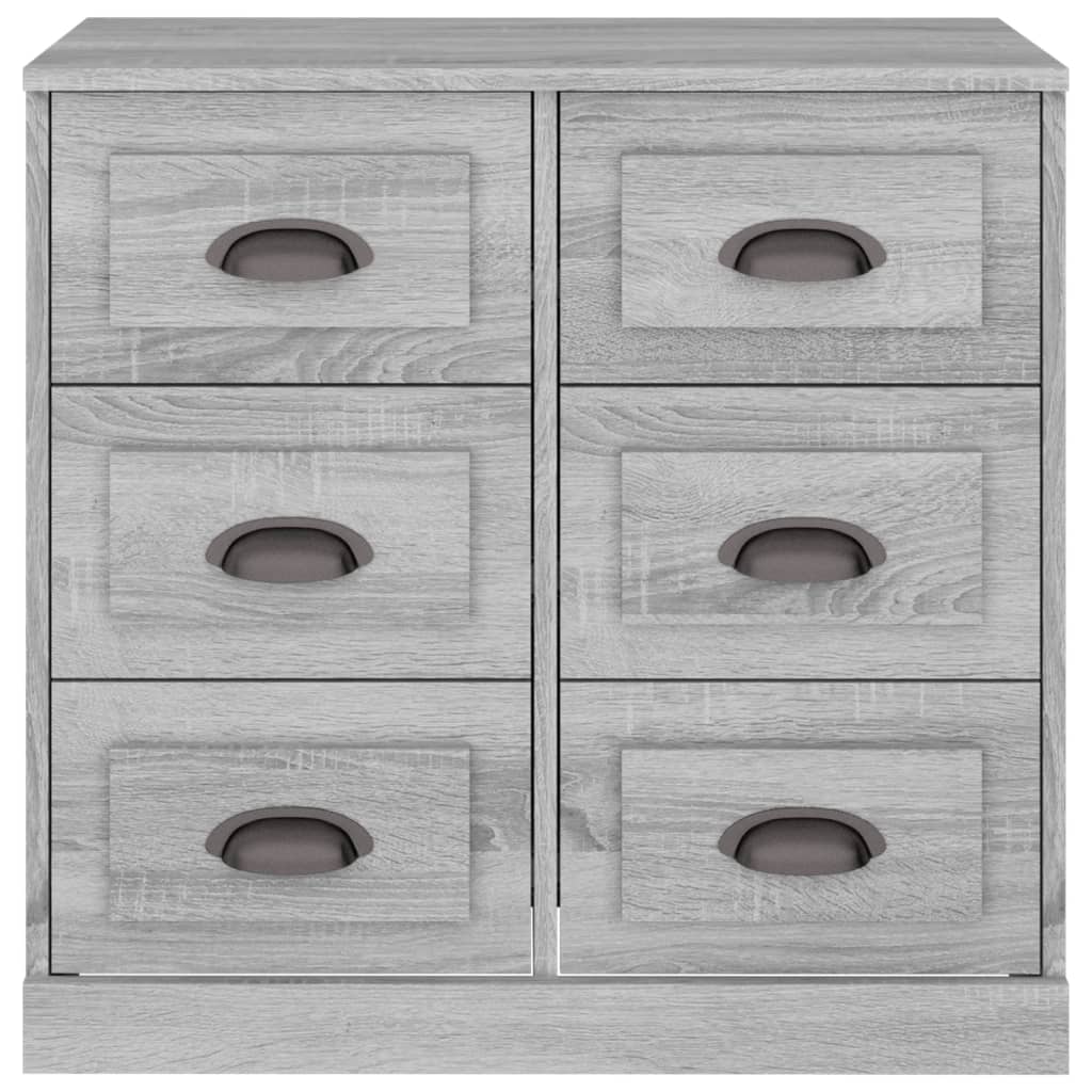 Dressoir 70x35,5x67,5 cm bewerkt hout grijs sonoma eikenkleurig is nu te koop bij PeponiXL, paradijselijk wonen!