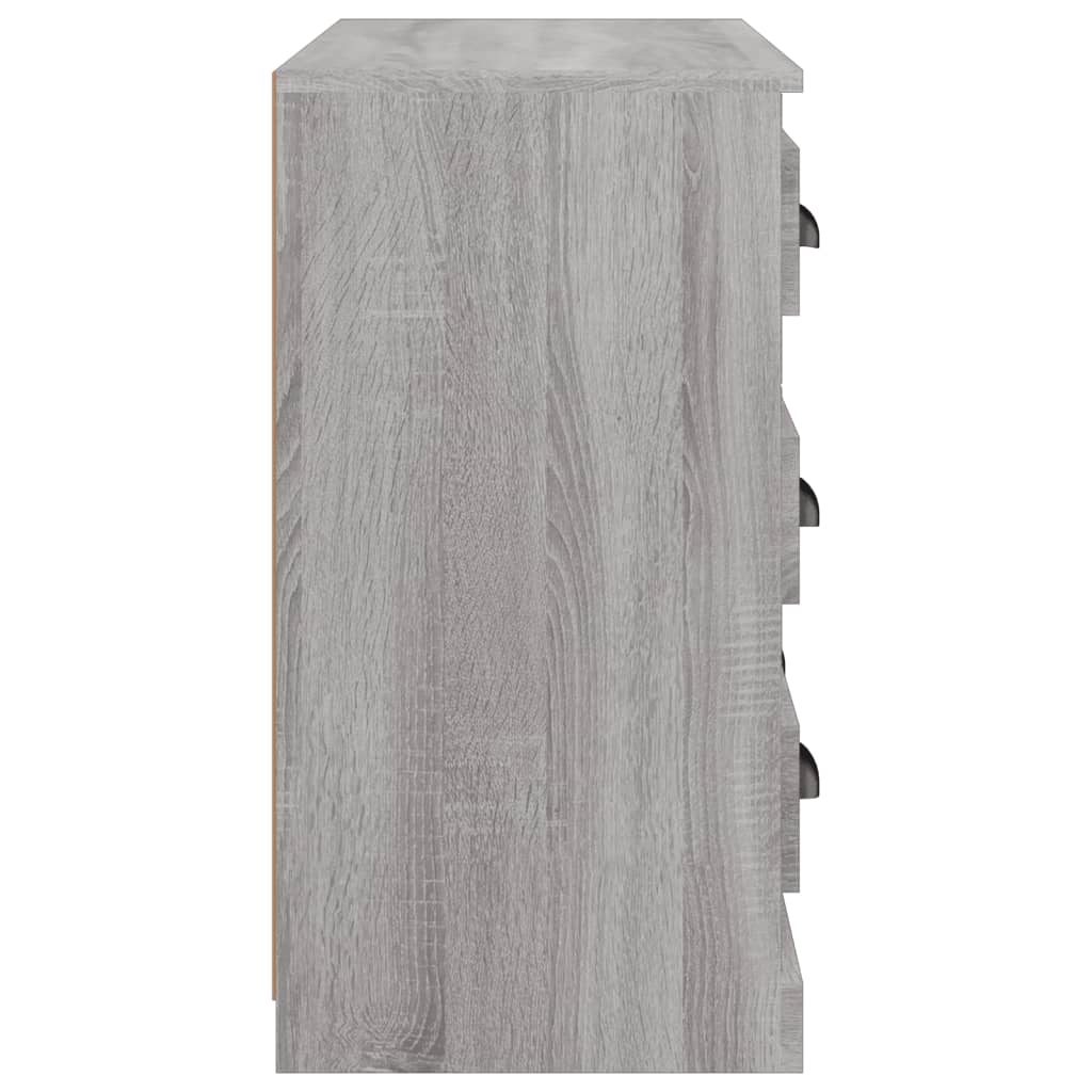 Dressoir 70x35,5x67,5 cm bewerkt hout grijs sonoma eikenkleurig is nu te koop bij PeponiXL, paradijselijk wonen!