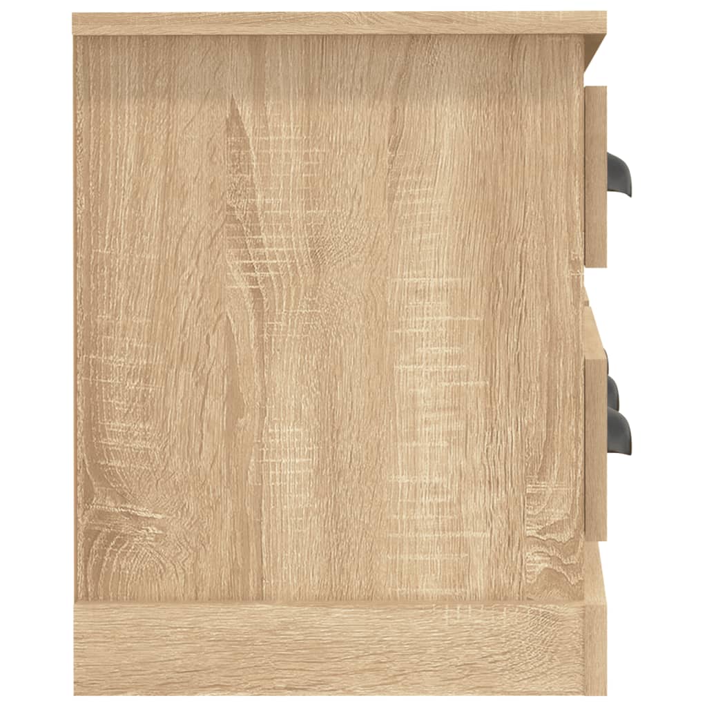 Tv-meubel 100x35,5x45 cm bewerkt hout sonoma eikenkleurig is nu te koop bij PeponiXL, paradijselijk wonen!