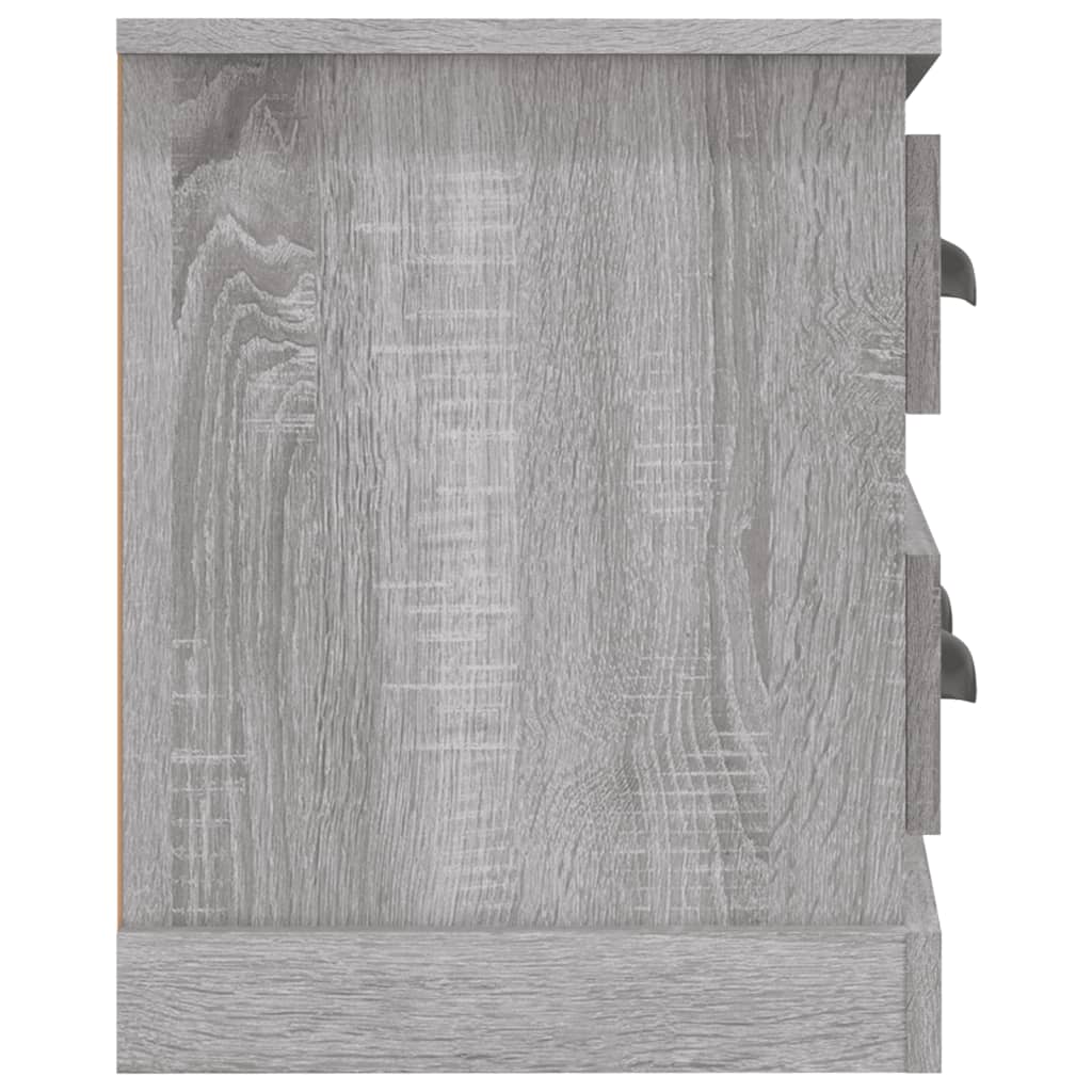 Tv-meubel 100x35,5x45 cm bewerkt hout grijs sonoma eikenkleurig is nu te koop bij PeponiXL, paradijselijk wonen!