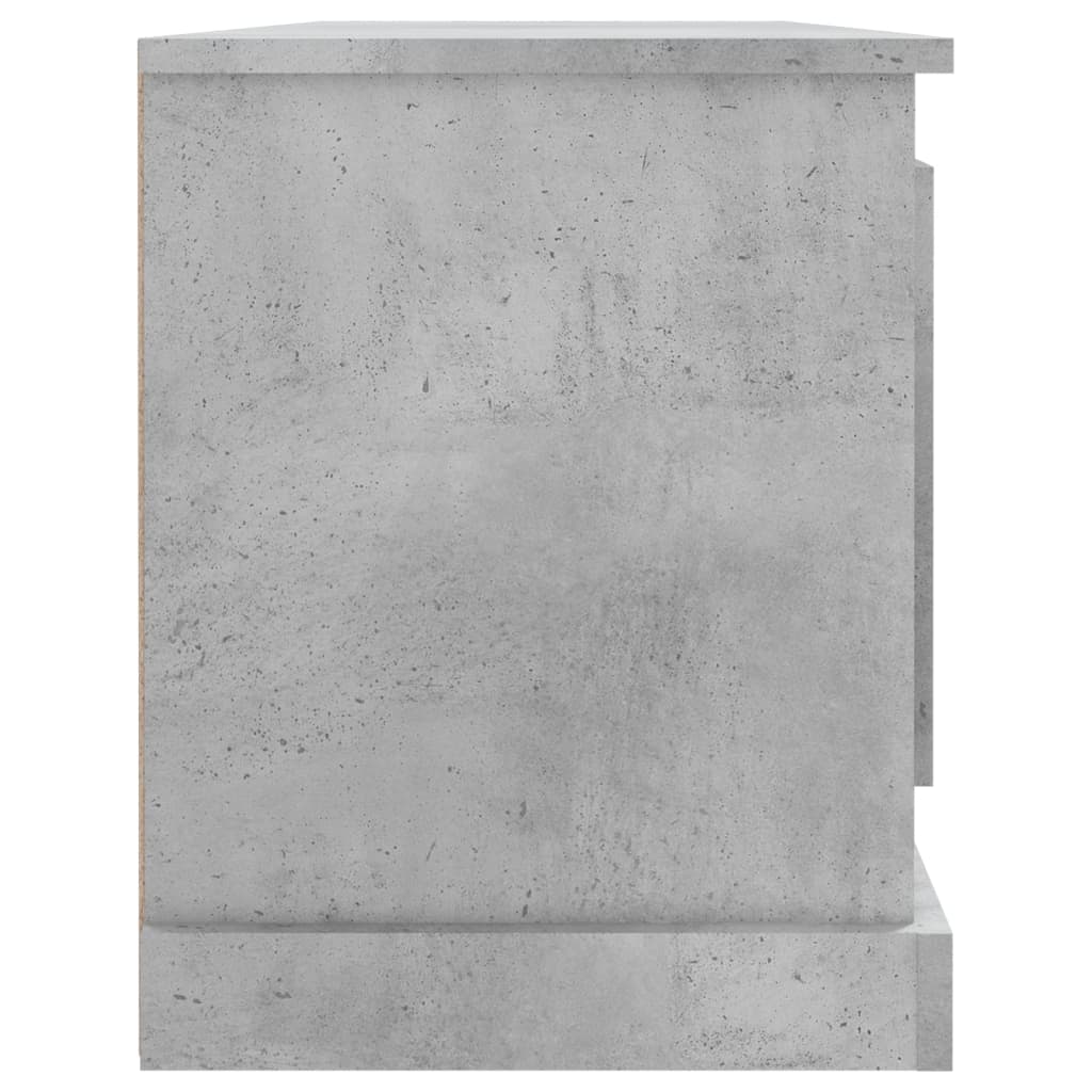 Tv-meubel 100x35,5x45 cm bewerkt hout betongrijs is nu te koop bij PeponiXL, paradijselijk wonen!