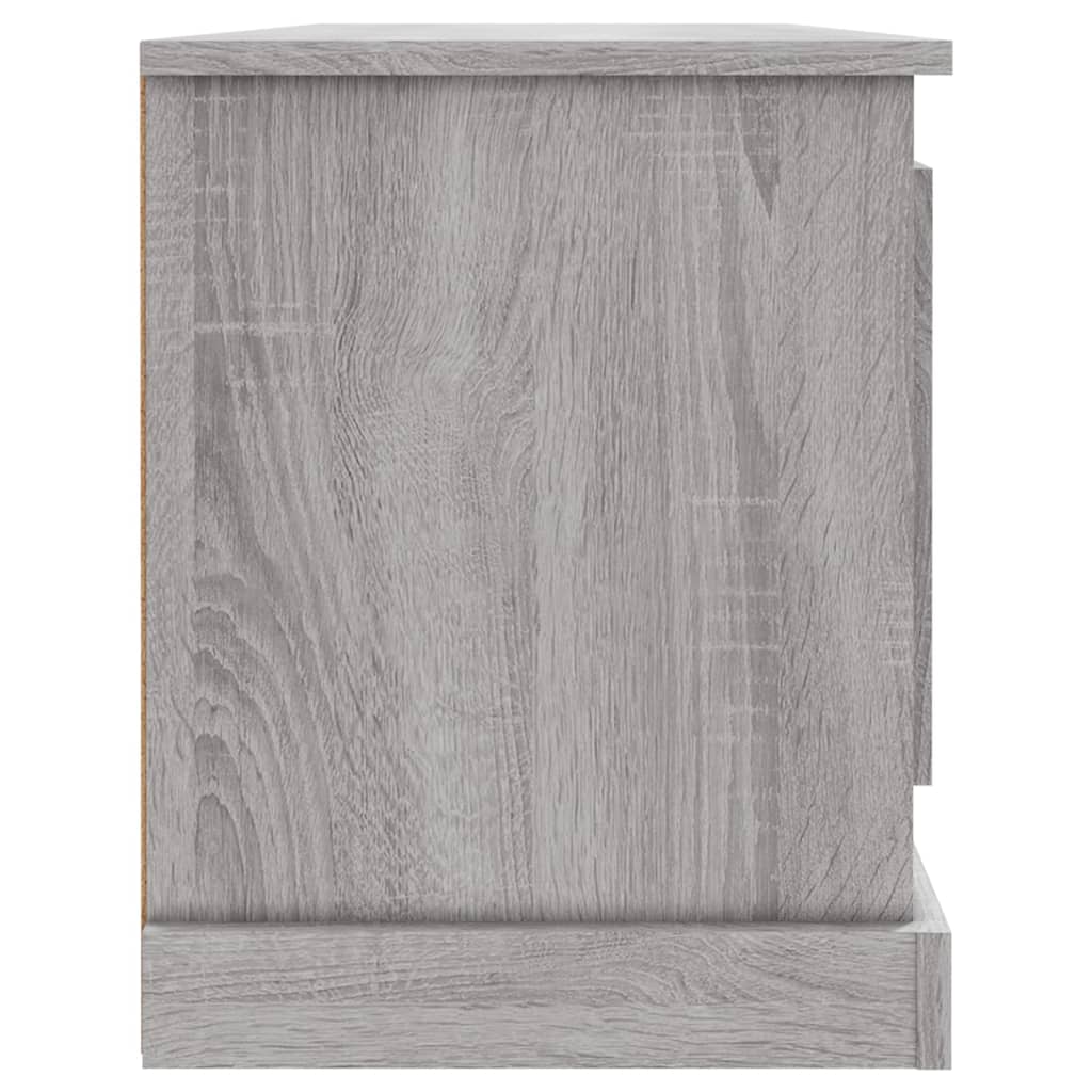 Tv-meubel 100x35,5x45 cm bewerkt hout grijs sonoma eikenkleurig is nu te koop bij PeponiXL, paradijselijk wonen!