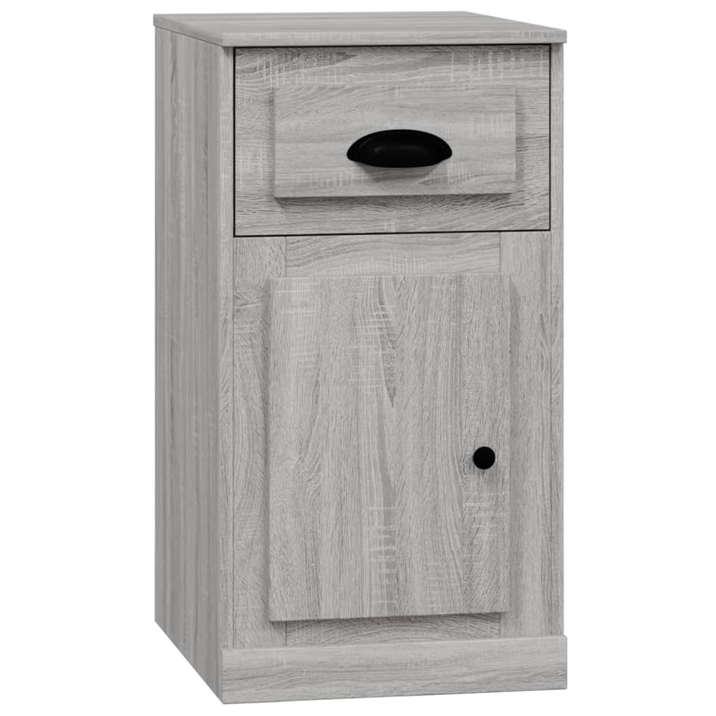 Bijzetkast met lade 40x50x75 cm bewerkt hout grijs sonoma eiken is nu te koop bij PeponiXL, paradijselijk wonen!
