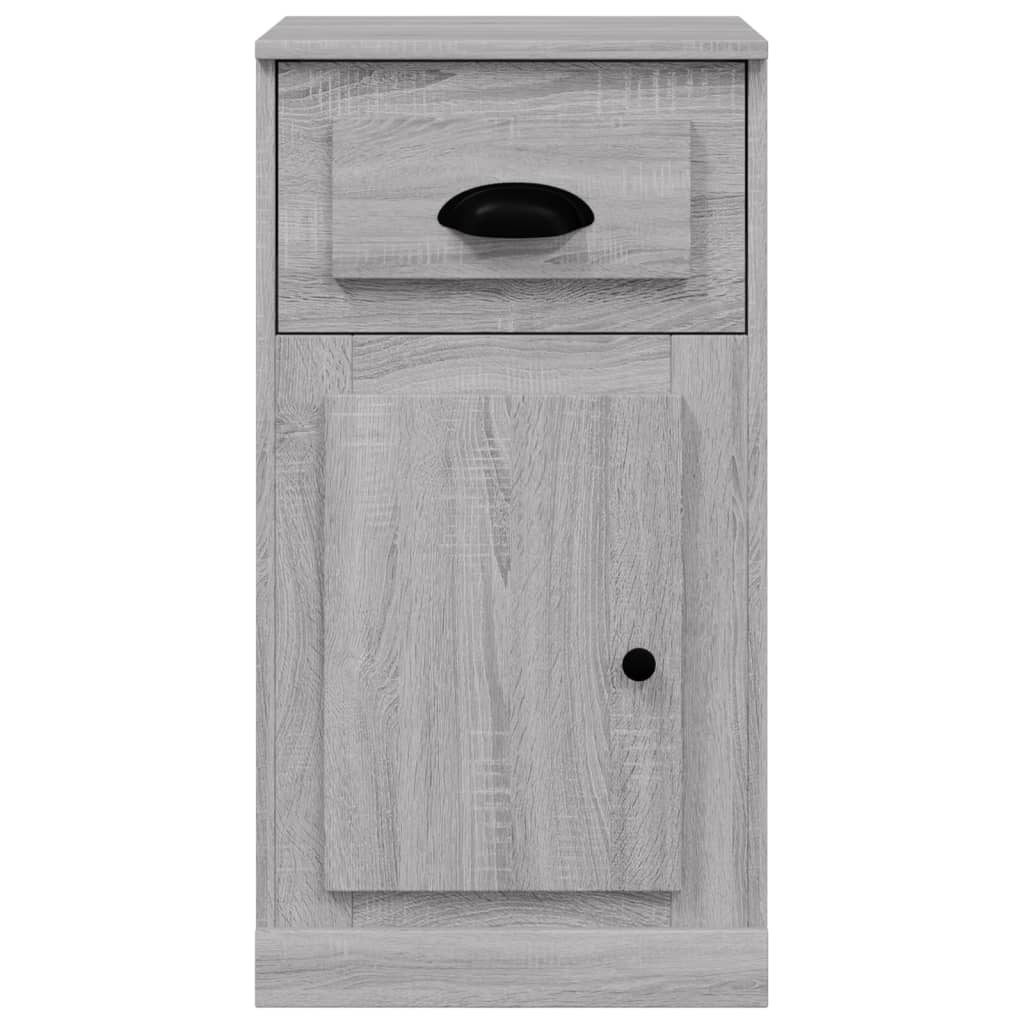 Bijzetkast met lade 40x50x75 cm bewerkt hout grijs sonoma eiken is nu te koop bij PeponiXL, paradijselijk wonen!