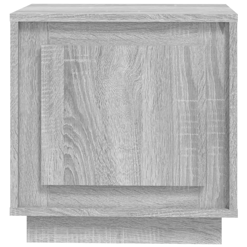 Nachtkastjes 2 st 44x35x45 cm bewerkt hout grijs sonoma eiken is nu te koop bij PeponiXL, paradijselijk wonen!