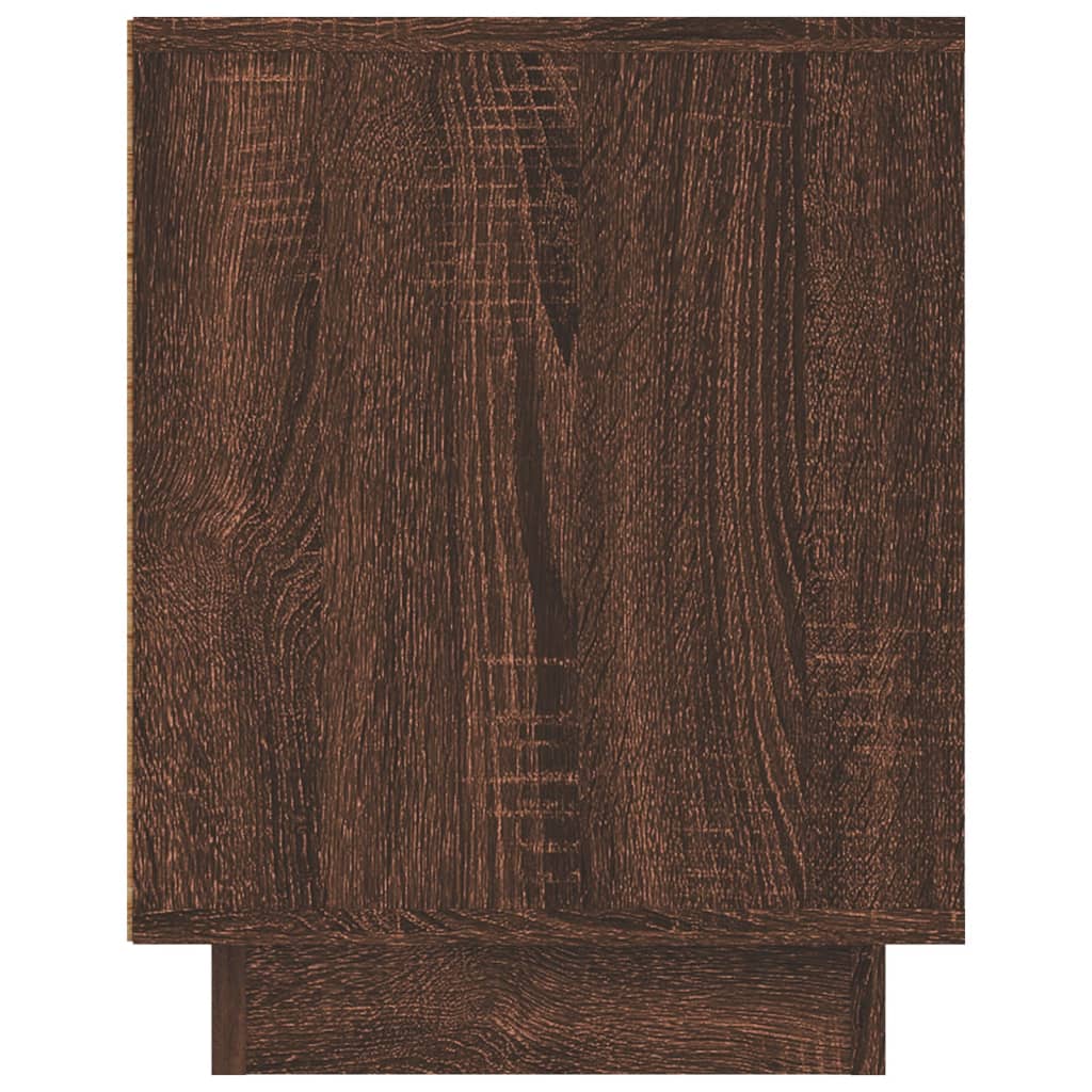 Tv-meubel 80x35x45 cm bewerkt hout bruin eikenkleur is nu te koop bij PeponiXL, paradijselijk wonen!