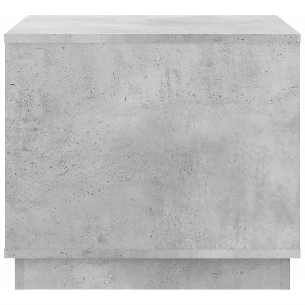Salontafel 51x50x44 cm bewerkt hout betongrijs is nu te koop bij PeponiXL, paradijselijk wonen!