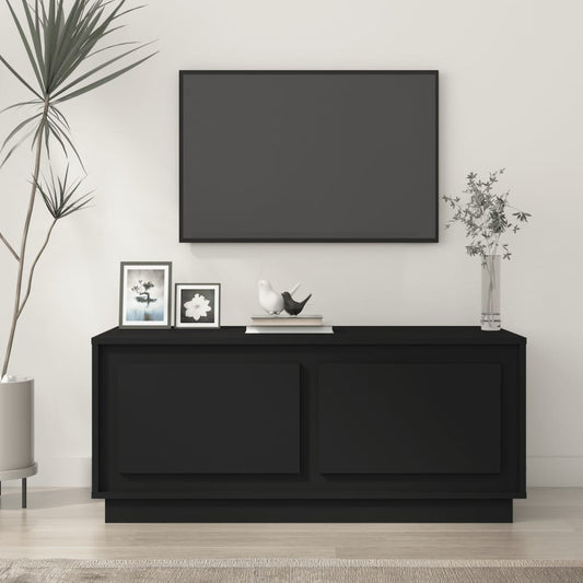 Salontafel 102x50x44 cm bewerkt hout zwart is nu te koop bij PeponiXL, paradijselijk wonen!