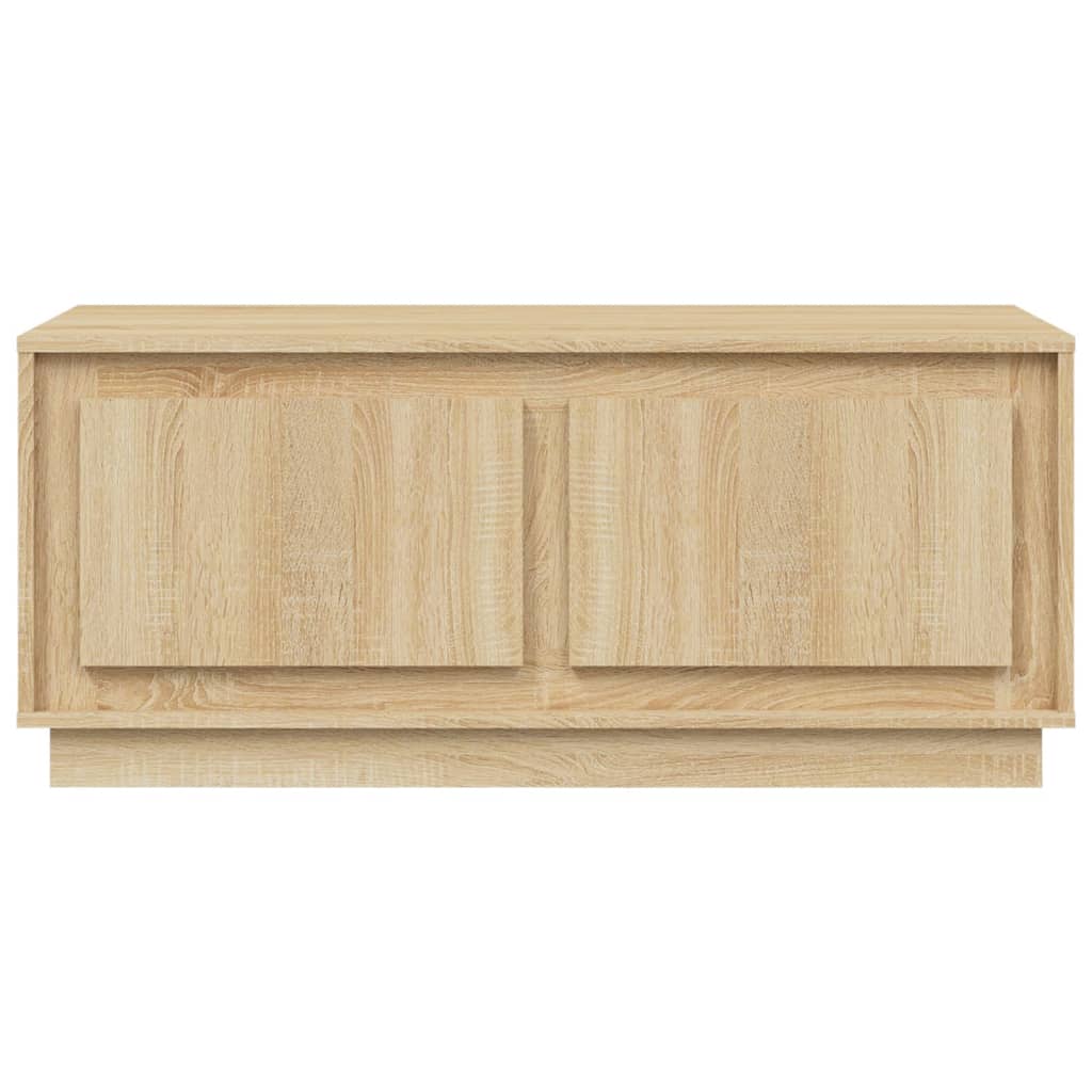 Salontafel 102x50x44 cm bewerkt hout sonoma eikenkleurig is nu te koop bij PeponiXL, paradijselijk wonen!