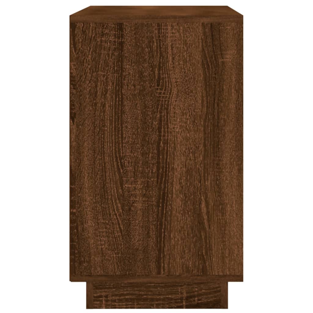 Dressoir 102x35x60 cm bewerkt hout bruin eikenkleur is nu te koop bij PeponiXL, paradijselijk wonen!