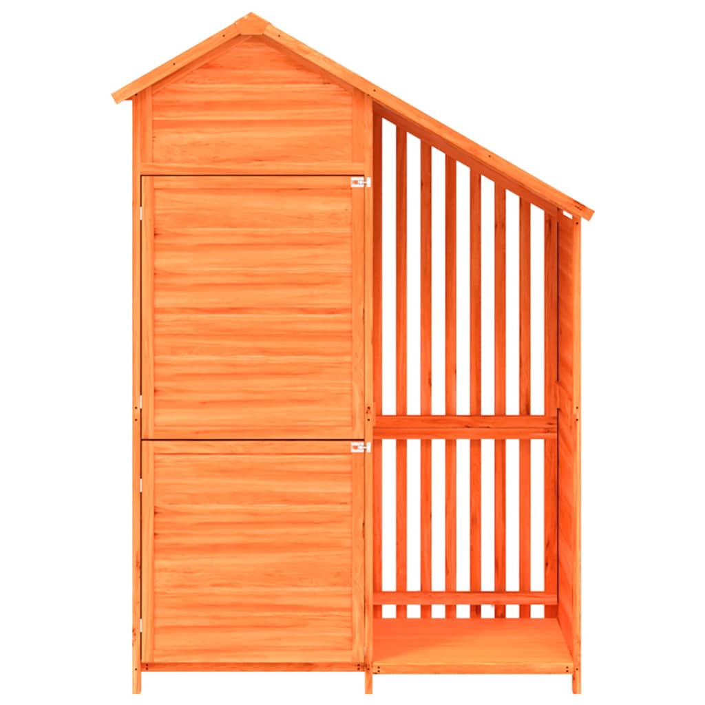 Tuinschuur 120x53,5x170 cm massief grenenhout bruin is nu te koop bij PeponiXL, paradijselijk wonen!