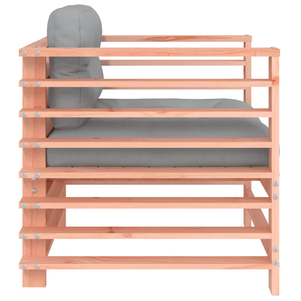 Tuinstoelen 2 st met kussens massief douglashout is nu te koop bij PeponiXL, paradijselijk wonen!