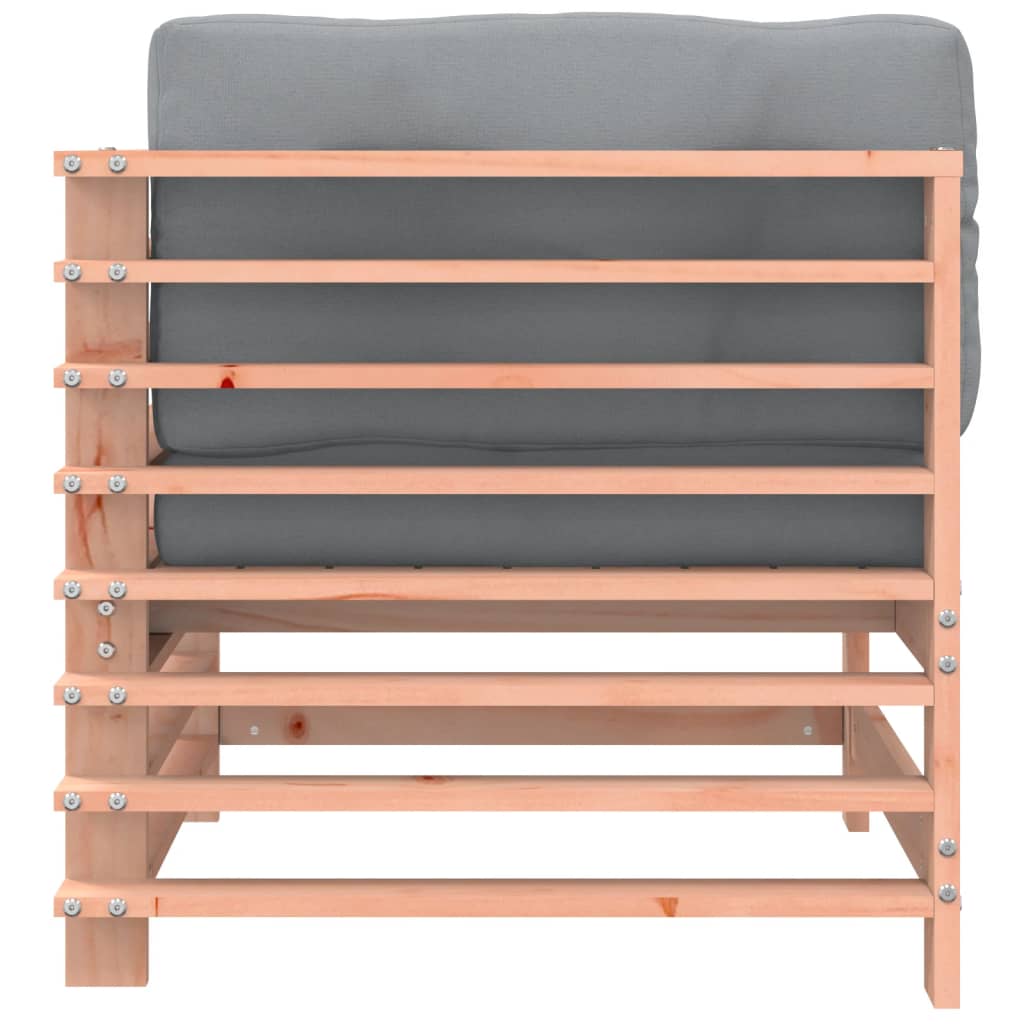 Hoekbanken 2 st met kussens massief douglashout is nu te koop bij PeponiXL, paradijselijk wonen!