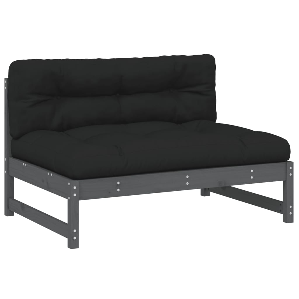 Middenbank 120x80 cm massief grenenhout grijs is nu te koop bij PeponiXL, paradijselijk wonen!